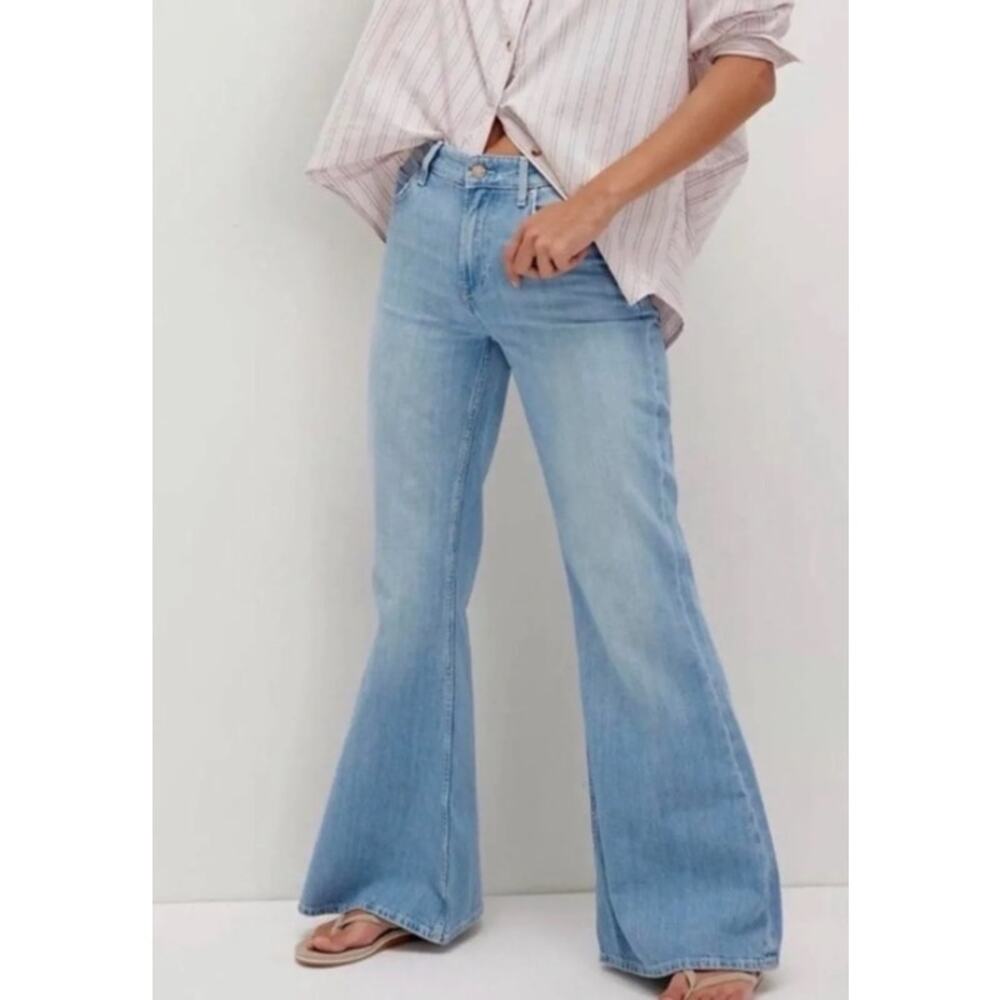 016 NWT We The Free Avalon Drapey Flare Jeans | Color Vertigo | Size 29